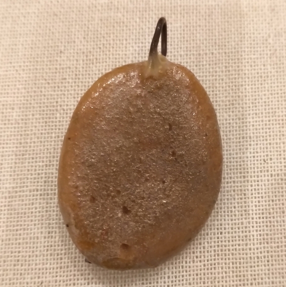 🍁2/30🍁Vntg Artisan handcrafted Natural Statement pendant Handmade lightweight - Picture 6 of 15